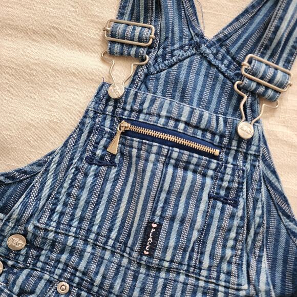 Vintage Striped Bubble Shortalls 3t - Picture 2 of 7